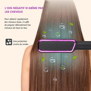 Brosse lissante 2en1