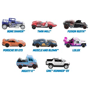 Hot wheels-véhicule à rétrofriction, ass