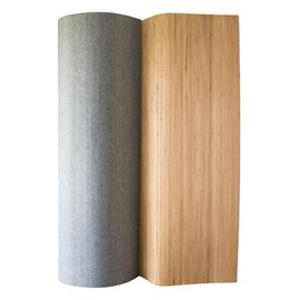 Paravent bambou 195 x 250 cm brun