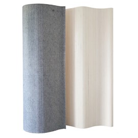 Paravent bambou 195 x 250 cm blanc