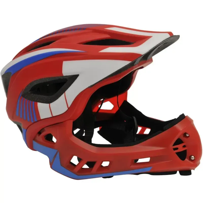 Casque vélo intégral rouge s