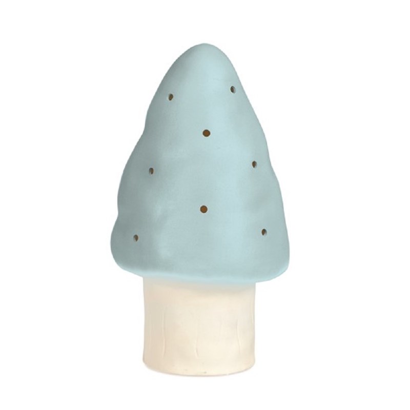 Lampe petit champignon bleu
