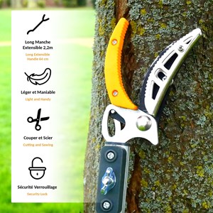 Secateur fishtec télescopique : 1,37