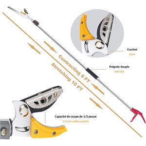 Secateur fishtec télescopique : 1,37