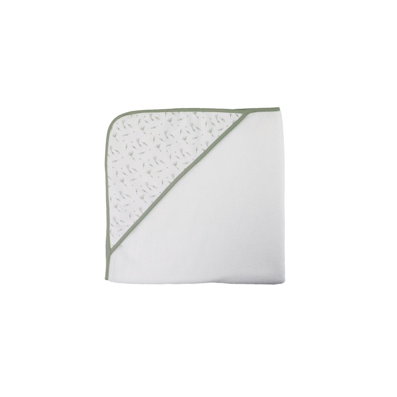 Lot de 2 capes de bain vert 70x70 cm