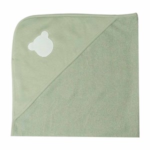 Lot de 2 capes de bain vert 70x70 cm