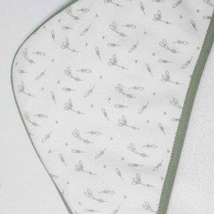 Lot de 2 capes de bain vert 70x70 cm