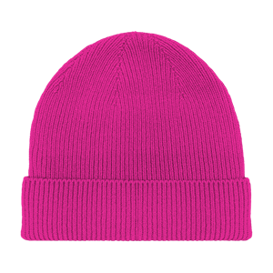 Bonnet mérinos et cachemire Fushia