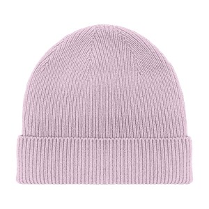 Bonnet mérinos et cachemire Rose pale