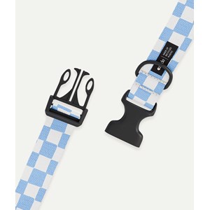 Collier pet recyclé m - bleu