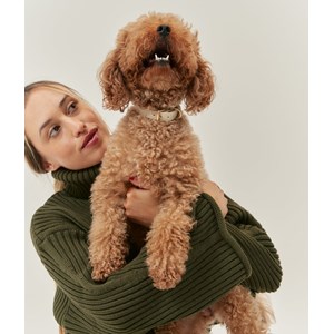 Collier en matière vegan xxs - beige