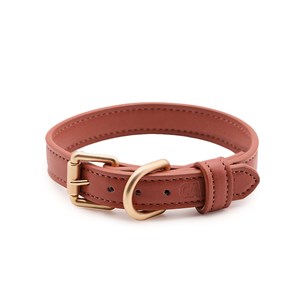 Collier en matière vegan xs - marron