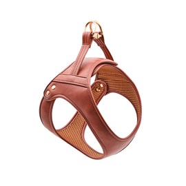 Harnais en matière vegan xs - marron