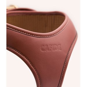 Harnais en matière vegan m - marron