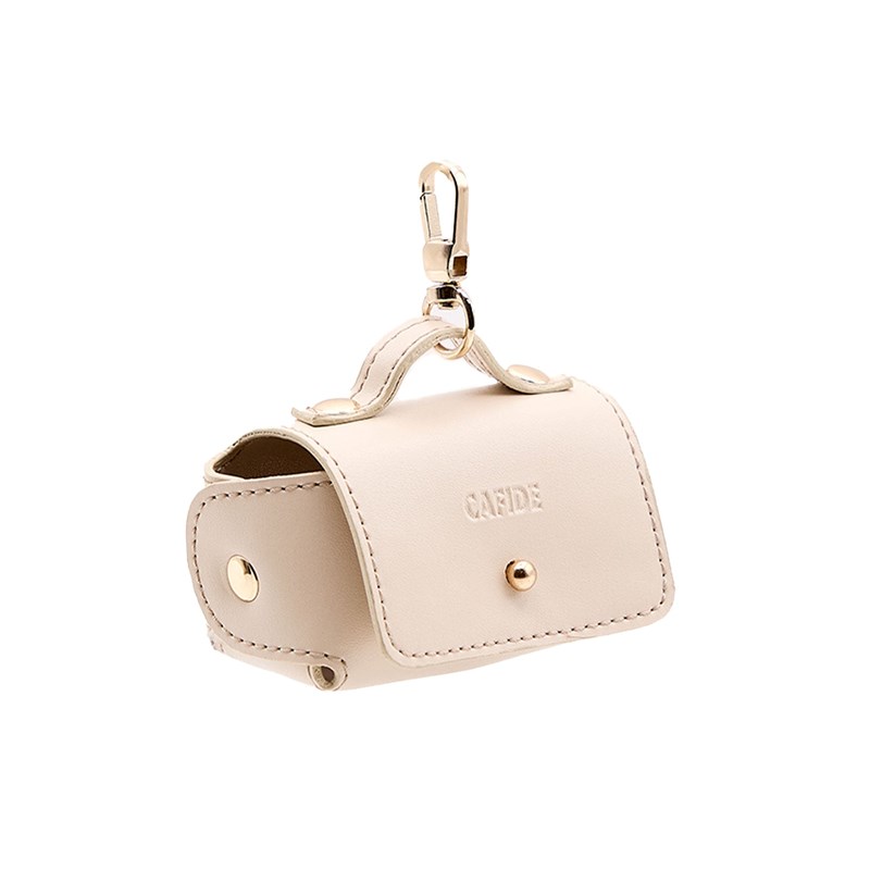 Porte-sac en matière vegan - beige