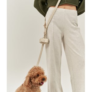 Porte-sac en matière vegan - beige