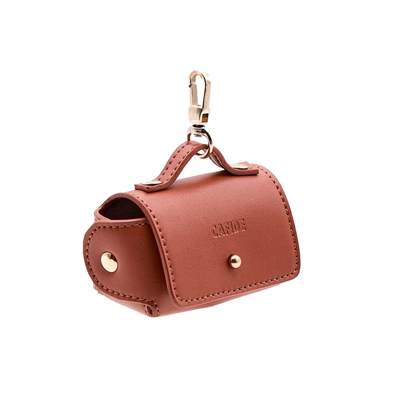 Porte-sac en matière vegan - marron