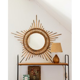 Igor, le miroir soleil en rotin n°720