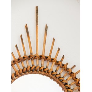 Igor, le miroir soleil en rotin n°720