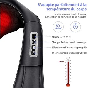 Appareil de massage fishtec cou