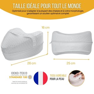 Set coussin cœur + housse extra