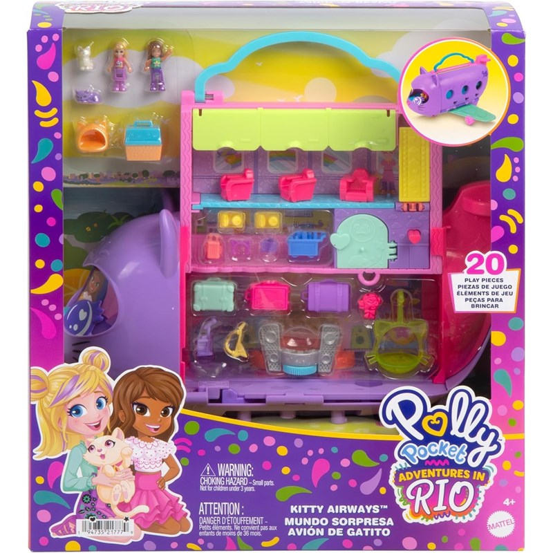 Polly pocket - avion chaton transformabl