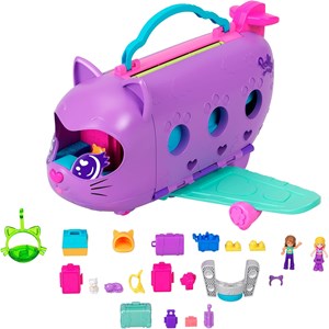 Polly pocket - avion chaton transformabl