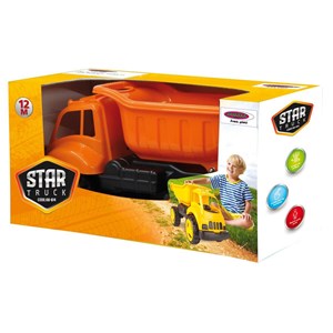 Camion bac à sable dump truck xl orange