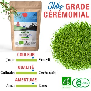 Matcha cérémonie bio - shika - 30g