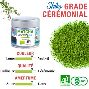 Matcha cérémonie - shika - recharge 30g