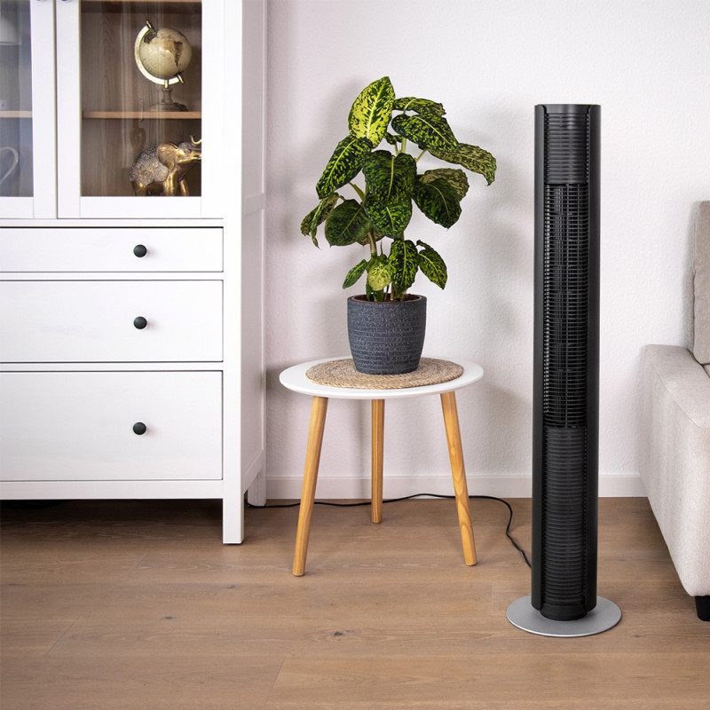 Ventilateur colonne peter noir
