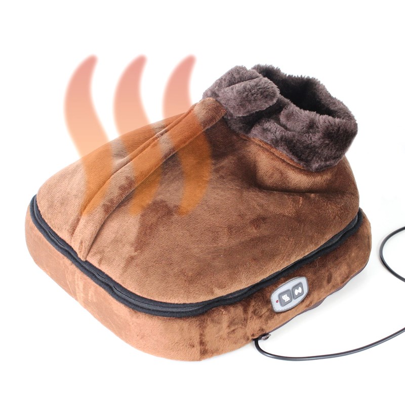 Masseur pieds 2-en-1, chaleur 40 50 60°c, housse lavable, 140x20