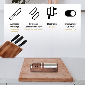 Aiguiseur fishtec master blades brown marron