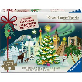 Calendrier de l'avent puzzle noël autour du monde