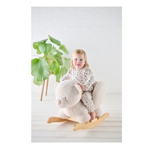 Bascule teddy l'ours écru