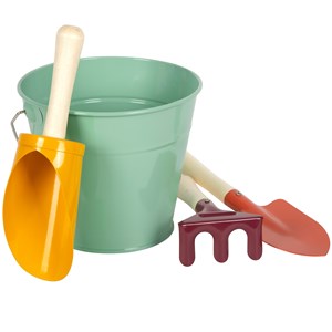 Set d'outils avec seau tiny garden