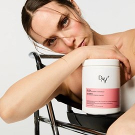 Poudre collagène et vitamines