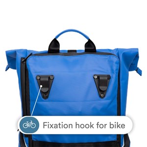 Sac a dos rfid hub Bleu