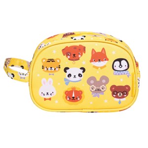 Trousse de toilette animaux jaune tu