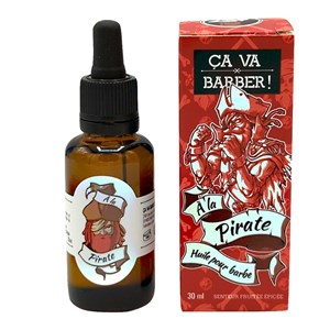 Huile pour barbe - fruité épicé - pirate