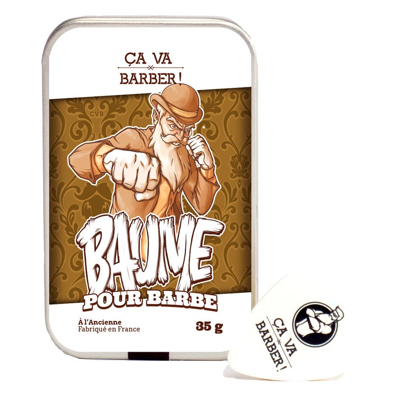 Baume pour barbe - cuir - ancienne