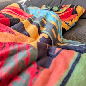 Plaid polaire tropical  150cm x 200cm