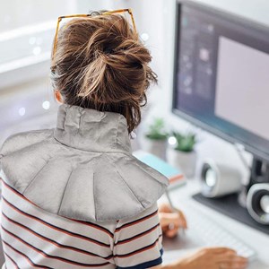 Couvre-épaules chaud froid naturel - riz, lavande et plantes relaxantes