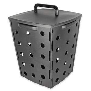 Composteur de jardin 17 l - bac à compost pour déchets organiques -