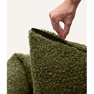 Panier en effet bouclette s - vert