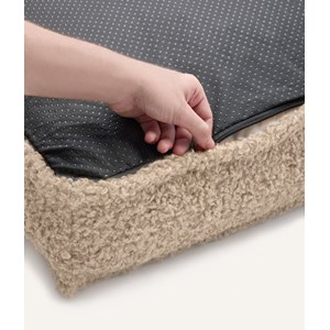 Matelas en effet bouclette xl - beige