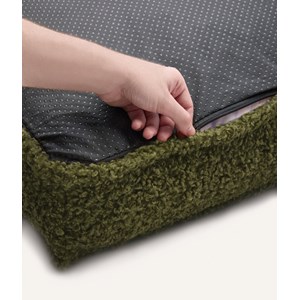Matelas en effet bouclette l - vert