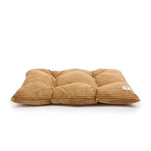 Coussin de lit en velours côtelé -orange