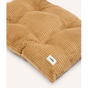 Coussin de lit en velours côtelé -orange