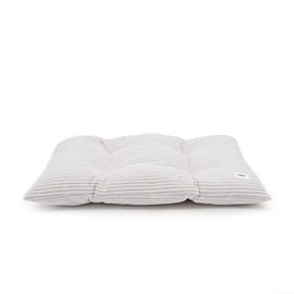 Coussin de lit en velours côtelé - blanc